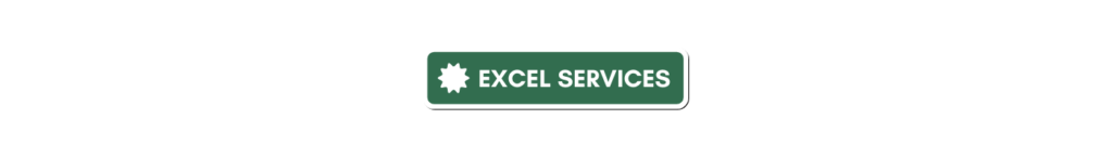 Our Excel services for data analysis, machine learning, business Intelligence, dashboards, and academic research